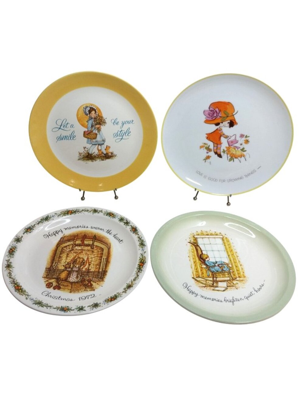 Holly Hobbie & Mopsie Decorative Collector Plates Lot